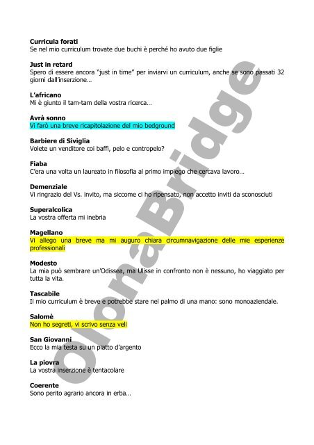 Curricula Ridicula (pdf) - Franco Maria Boschetto