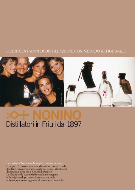 Depliant Prodotti - Grappa Nonino