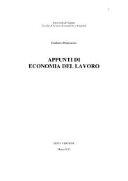 Appunti di Economia del lavoro 2013 - Emiliano Brancaccio