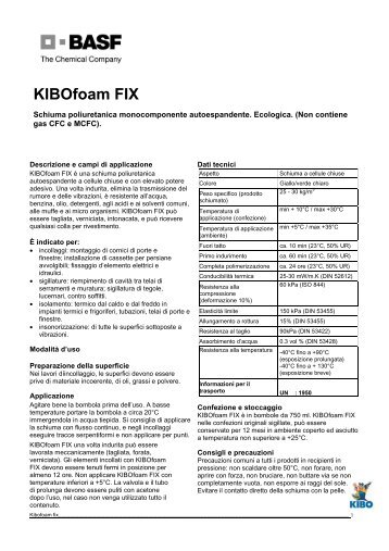 KIBOfoam FIX - BASF Construction Chemicals Italia S.p.A.