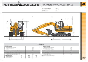 ESCAVATORE CINGOLATO JCB | JS130 LC