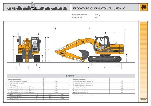 ESCAVATORE CINGOLATO JCB | JS130 LC