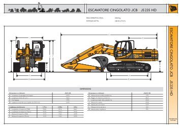 escavatore cingolato jcb | js 235 hd e sc av at orec in gol at o jc b js ...