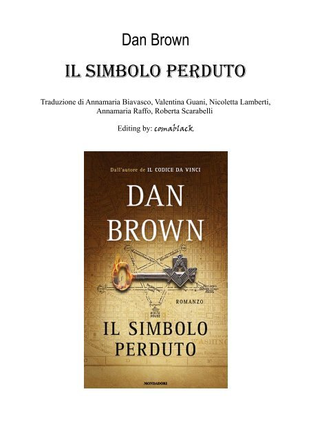 IL SIMBOLO PERDUTO