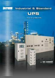 Industrial & standard ups - Borri
