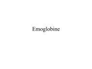 Emoglobine ed emoglobinopatie
