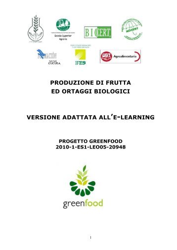 produzione di frutta ed ortaggi biologici - Lifelong Life Programme