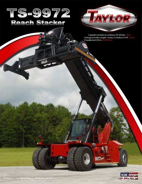 TS-9972 Reach Stacker - Taylor Machine Works