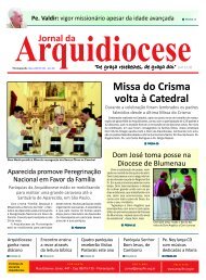 Edição 145, Ano XIII, Maio 2009. - Arquidiocese de Florianópolis