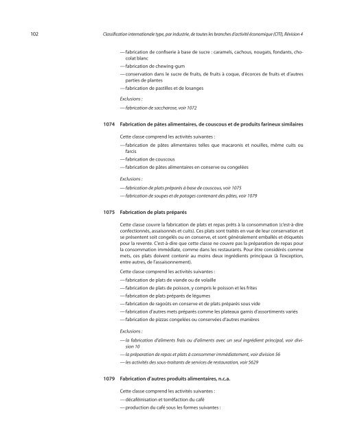 Classification internationale type, par industrie, de toutes les ...