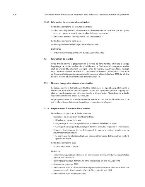 Classification internationale type, par industrie, de toutes les ...