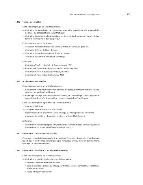 Classification internationale type, par industrie, de toutes les ...