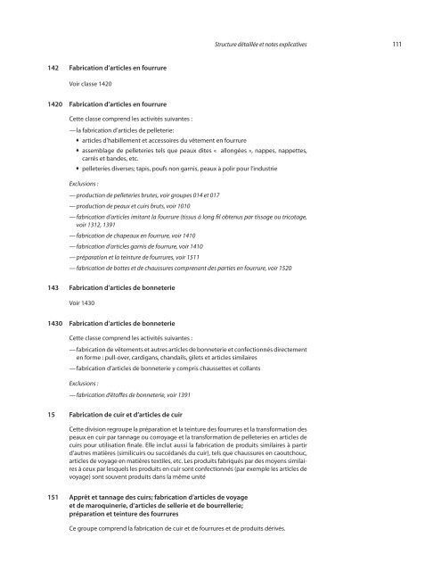 Classification internationale type, par industrie, de toutes les ...