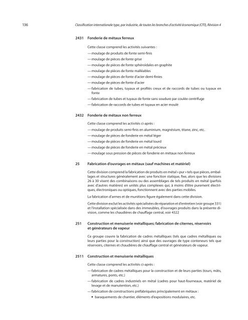 Classification internationale type, par industrie, de toutes les ...