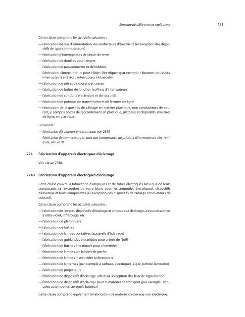 Classification internationale type, par industrie, de toutes les ...