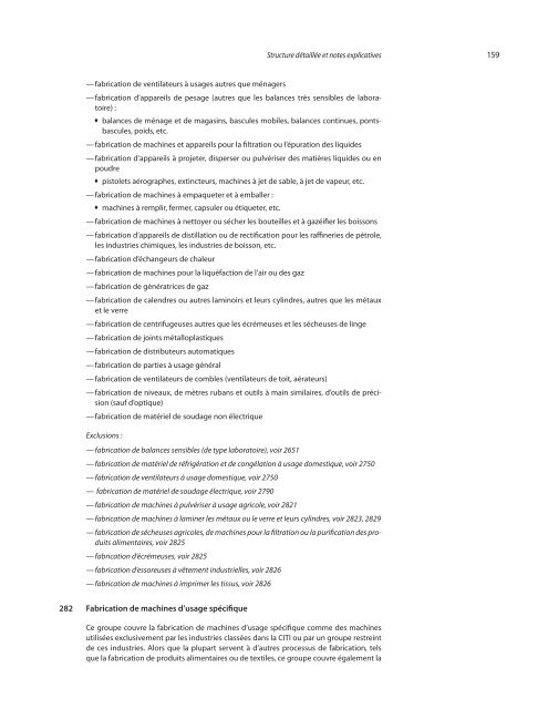 Classification internationale type, par industrie, de toutes les ...