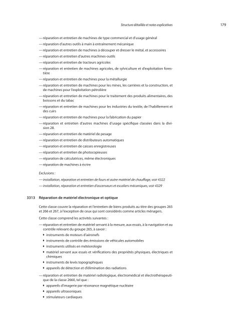 Classification internationale type, par industrie, de toutes les ...