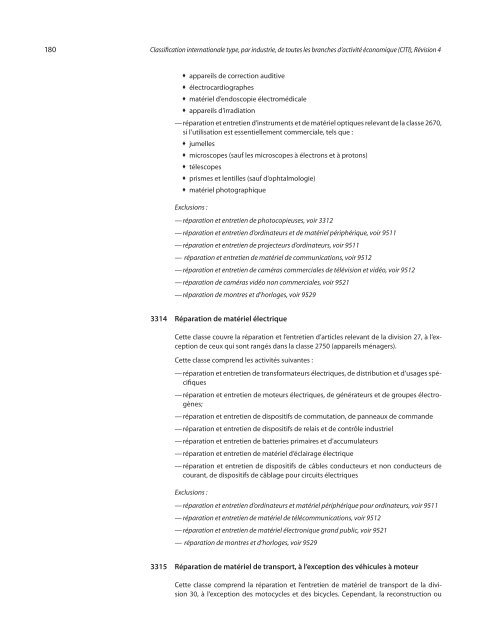 Classification internationale type, par industrie, de toutes les ...