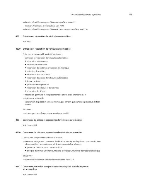 Classification internationale type, par industrie, de toutes les ...