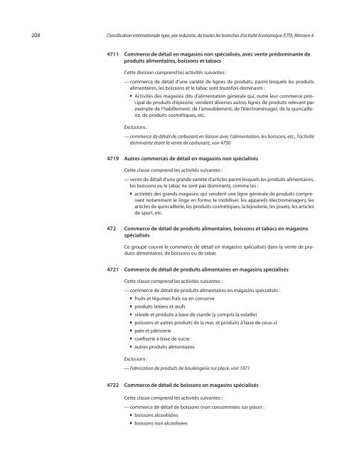 Classification internationale type, par industrie, de toutes les ...