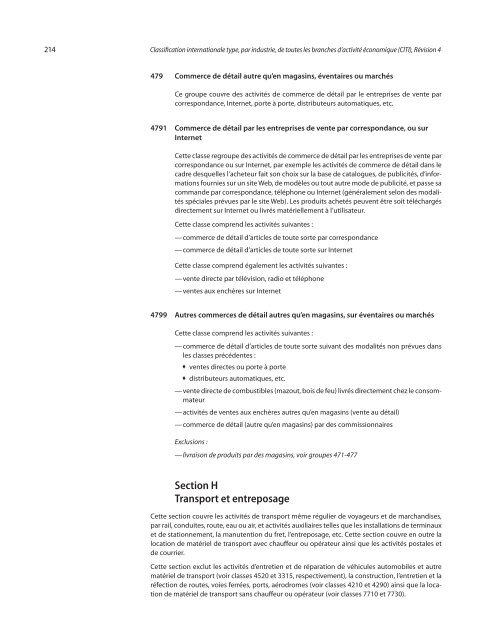 Classification internationale type, par industrie, de toutes les ...