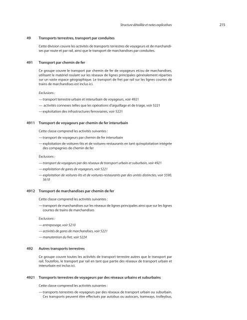 Classification internationale type, par industrie, de toutes les ...