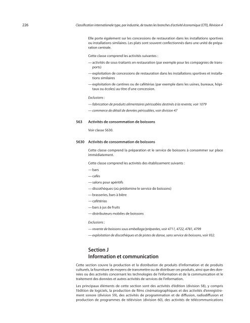 Classification internationale type, par industrie, de toutes les ...