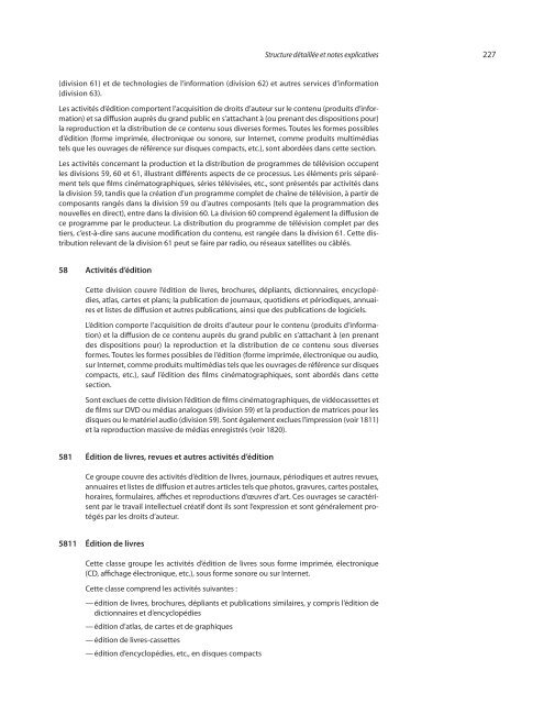 Classification internationale type, par industrie, de toutes les ...