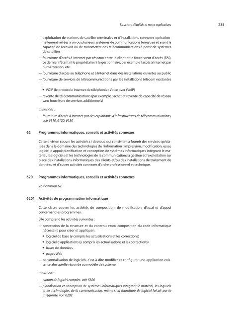 Classification internationale type, par industrie, de toutes les ...