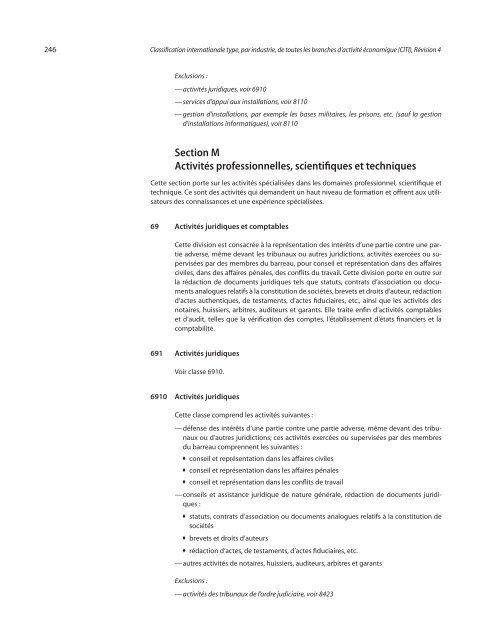 Classification internationale type, par industrie, de toutes les ...