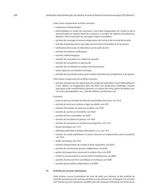 Classification internationale type, par industrie, de toutes les ...