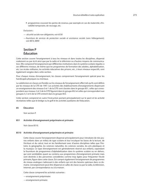 Classification internationale type, par industrie, de toutes les ...