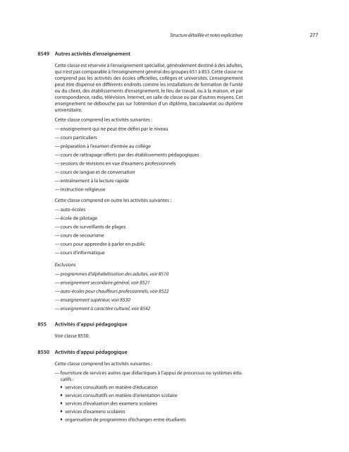 Classification internationale type, par industrie, de toutes les ...