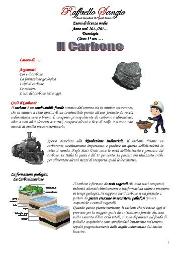 Il Carbone - Scuola Secondaria di I° grado Statale Raffaello Sanzio