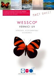 WESSCO ® Vernici UV - Schmid Rhyner