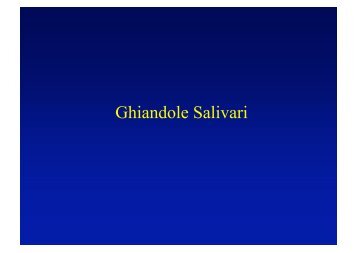 Ghiandole Salivari