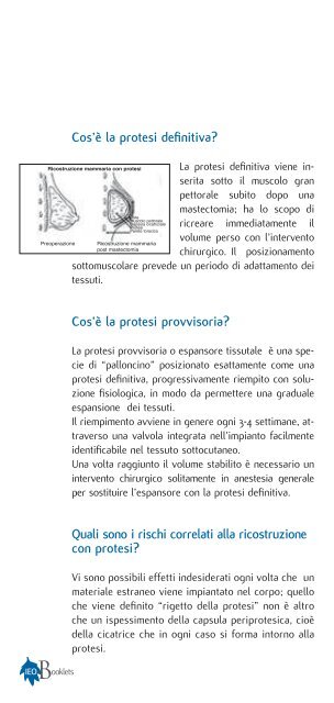 La ricostruzione mammaria - Istituto Europeo di Oncologia