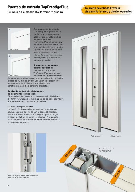 Puertas de entrada de aluminio - Hormann.es