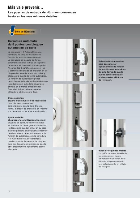 Puertas de entrada de aluminio - Hormann.es