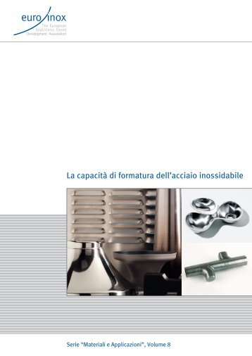 PDF: La capacità di formatura dell'acciaio inossidabile - Euro Inox