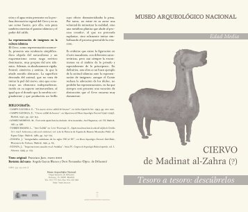 Ciervo de Madinat al-Zahra - Museo Arqueológico Nacional