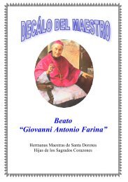 Beato “Giovanni Antonio Farina” - hermanas doroteas