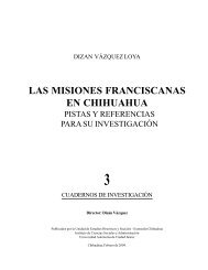 las misiones franciscanas en chihuahua - Universidad Autónoma de ...