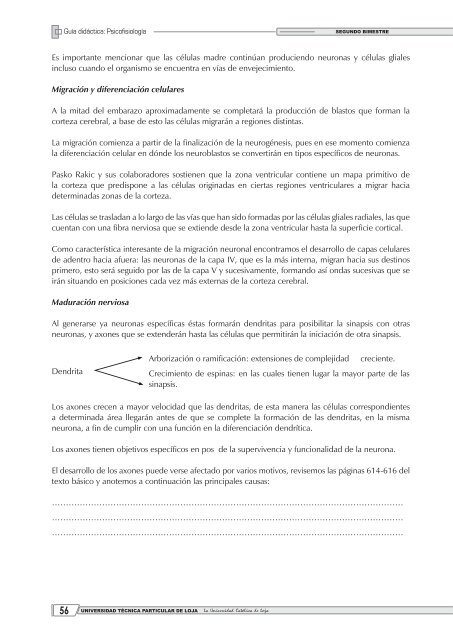 unidad 3: funciones corticales - Universidad Técnica Particular de Loja