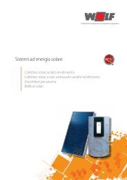 Sistemi ad energia solare - WOLF Italia