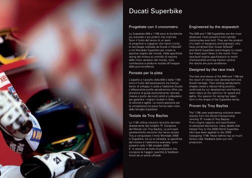 brochure SBK 09.qxd:Layout 1 - Ducati Thailand