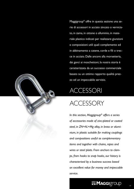 CORDE ACCEssORY ACCEssORI - Maggi Group