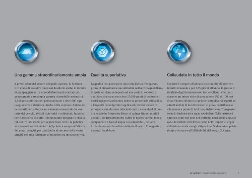 Scarica la brochure dello Sprinter Autotelaio (PDF) - Mercedes-Benz