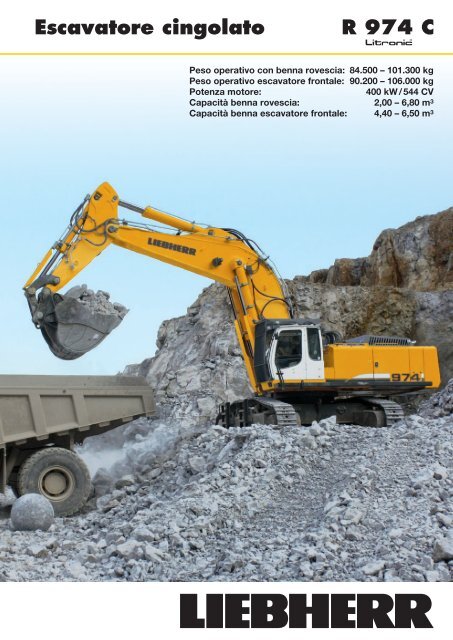 Liebherr R974 C Litronic - MMT Italia