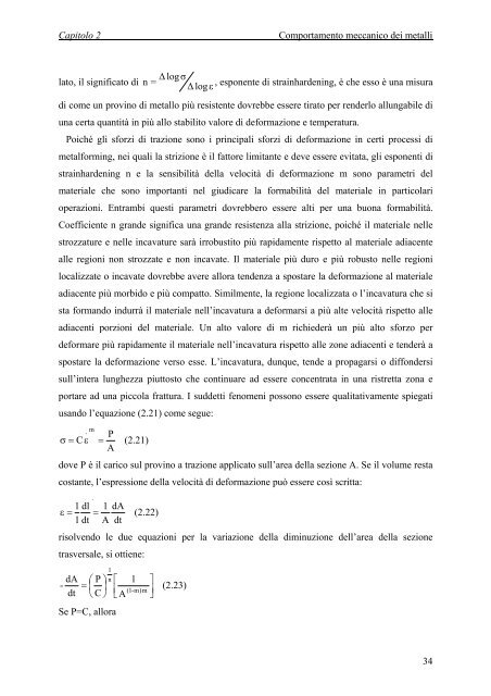 analisi numerico sperimentale di processi innovativi di formatura di